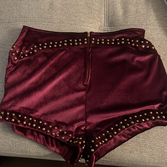 FP x Understated Leather Velvet Studded Shorts - Picture 5 of 7